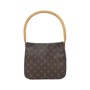 LOUIS VUITTON Brown Monogram Looping MM Shoulder Bag